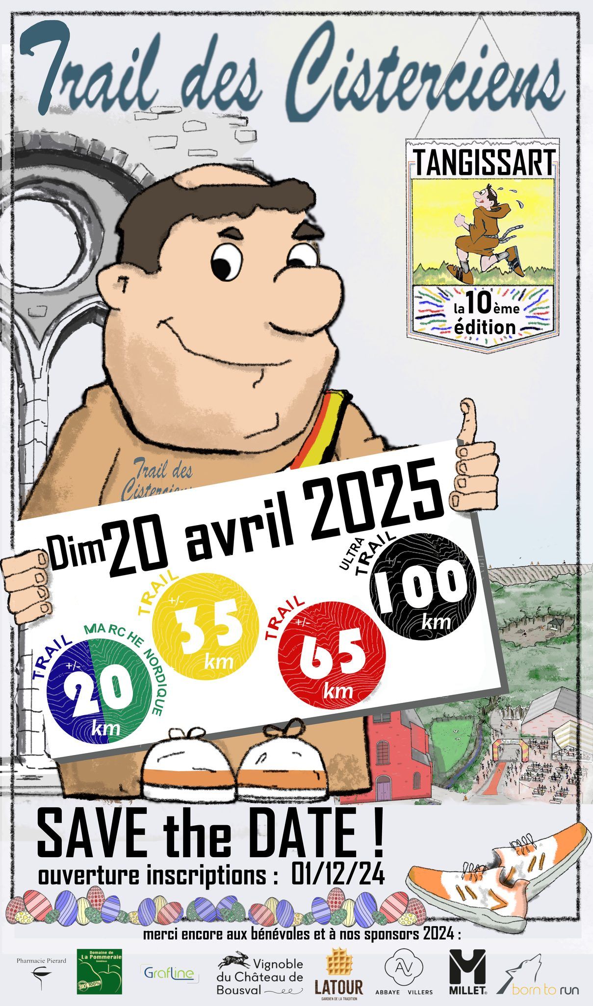 Trail des Cisterciens 2025 : Découvrez Villers-la-Ville et séjournez au Domaine des Trois Tilleuls